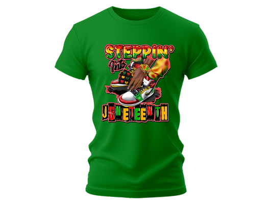 JUNETEENTH STEPPIN TEE