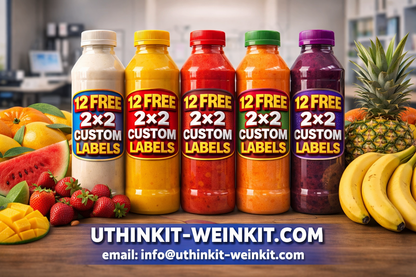 2x2 FREE Custom Logo Sticker Kit – 12 Vinyl Labels