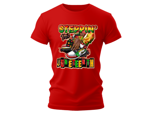 JUNETEENTH STEPPIN TEE