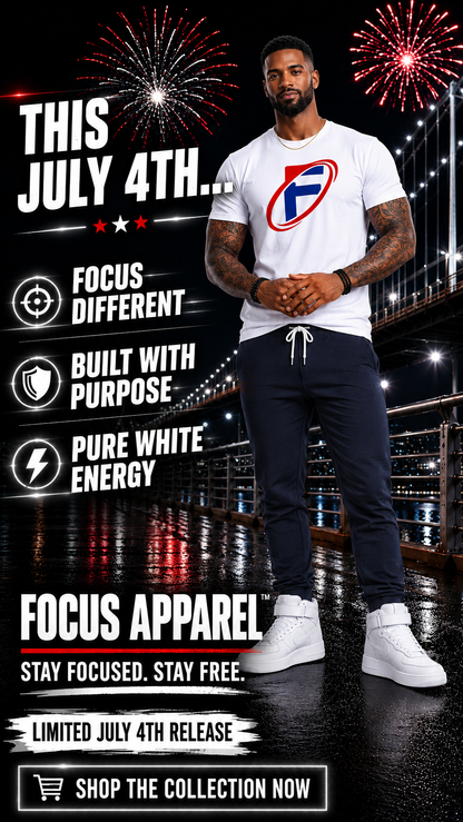 FOCUS APPAREL™ White Pure Energy Shirt