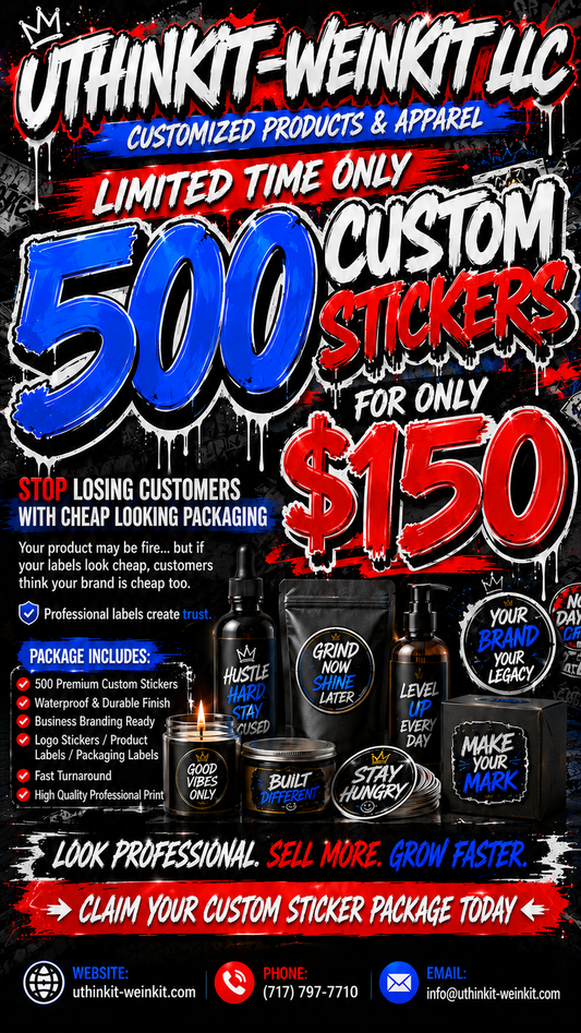 "500" CUSTOM LOGO LABELS