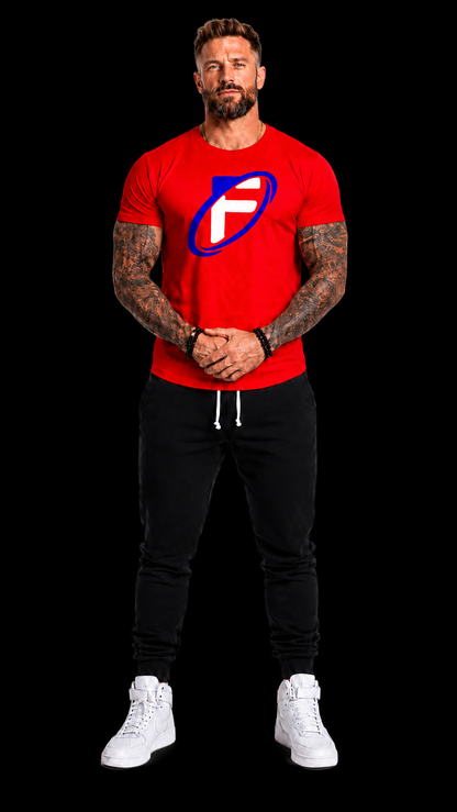 FOCUS APPAREL™ Red Fire Energy Shirt