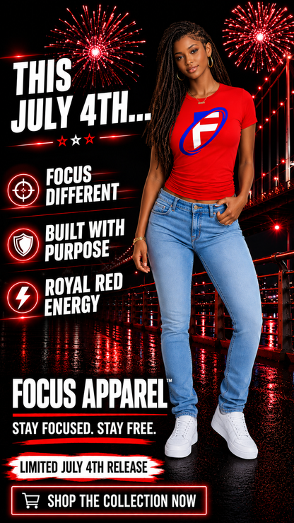 FOCUS APPAREL™ Red Fire Energy Shirt
